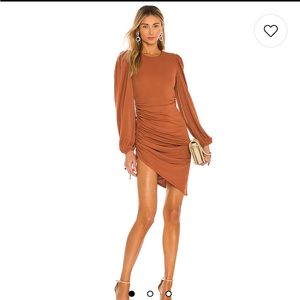 Lovers and Friends Suki Dress in Rust